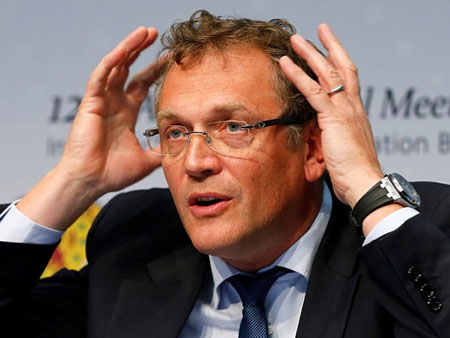 Đương kim Tổng thư ký FIFA Jerome Valcke.